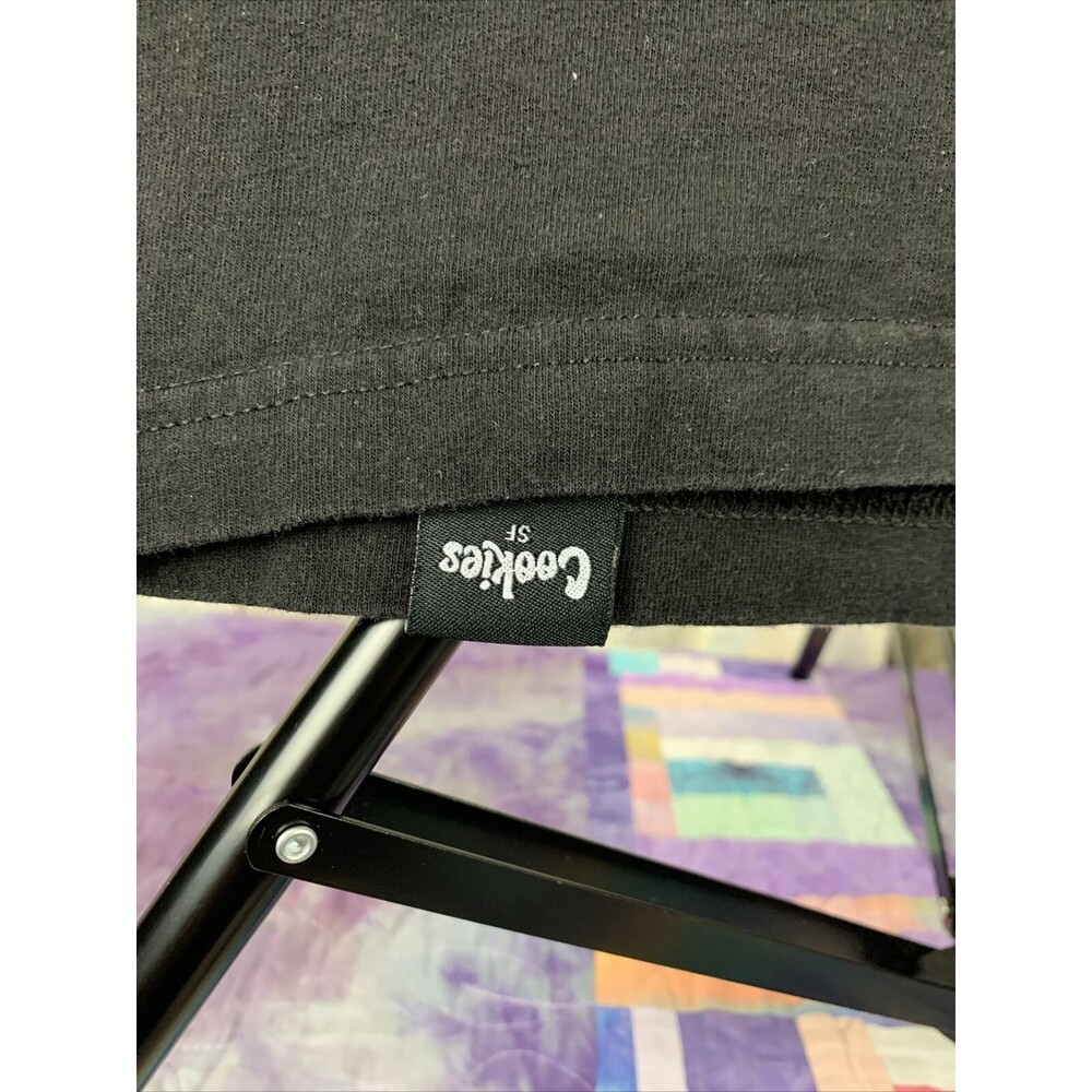 Cookies SF 3D Color Spectrum Black T Shirt Size Medium 100% Authentic Cotton - Picture 5 of 9